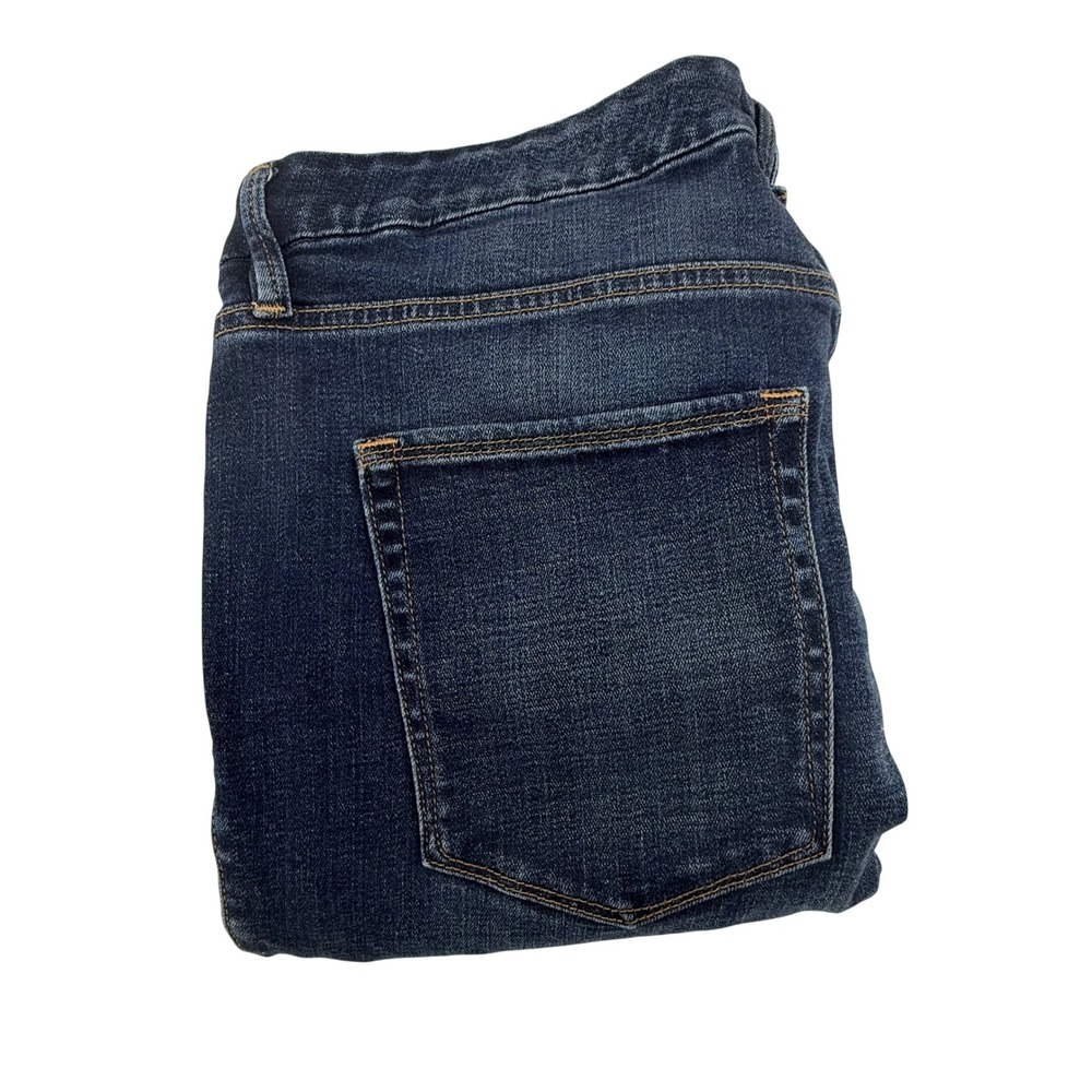 Good American Good Waist Skinny Jeans Dark Blue High Rise Size 18‎